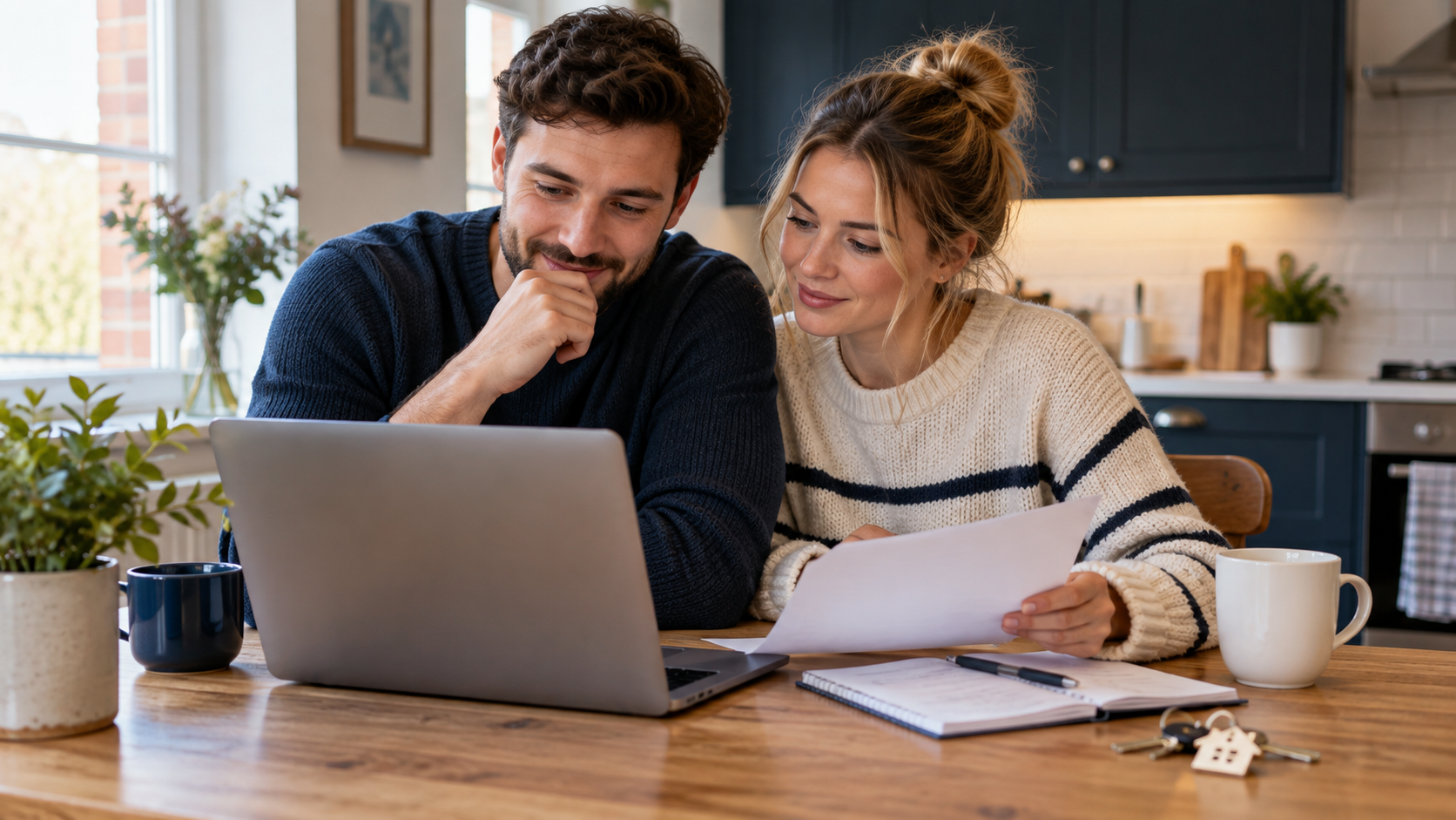 Couple Planning Their Future Home